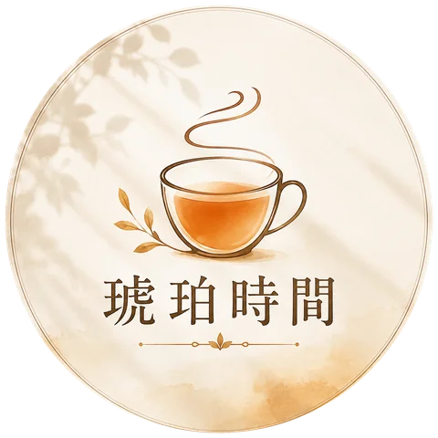 琥珀時間のロゴバッジ